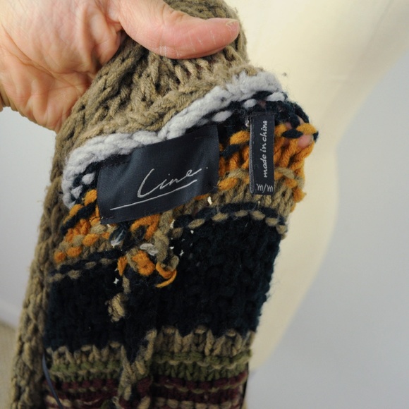 Line Knitwear Sweater Cardigan Folk - Picture 5 of 5